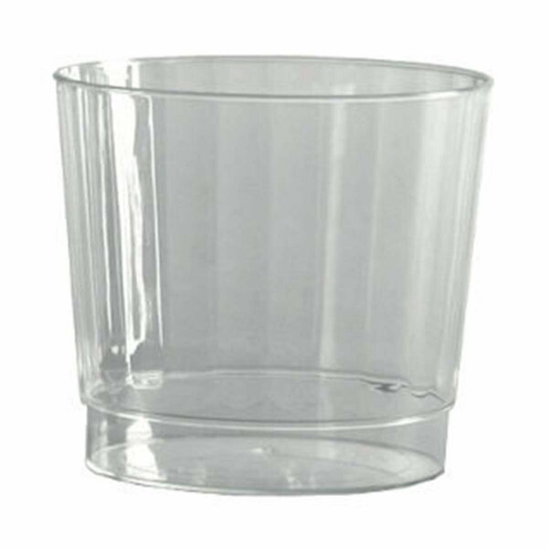 Friends Are Forever 9.Classic Crystal Fluted Rocks Tumbler Squat 5 Oz - Clear FR3029980